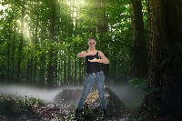 person in forest project thumbnail