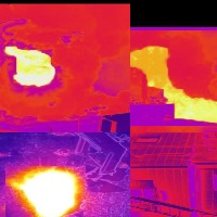 fire and smoke thermal cam Object Detection Model by fire detection