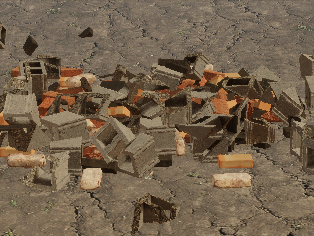 Falling Bricks Object Detection Dataset by Carnegie Mellon University