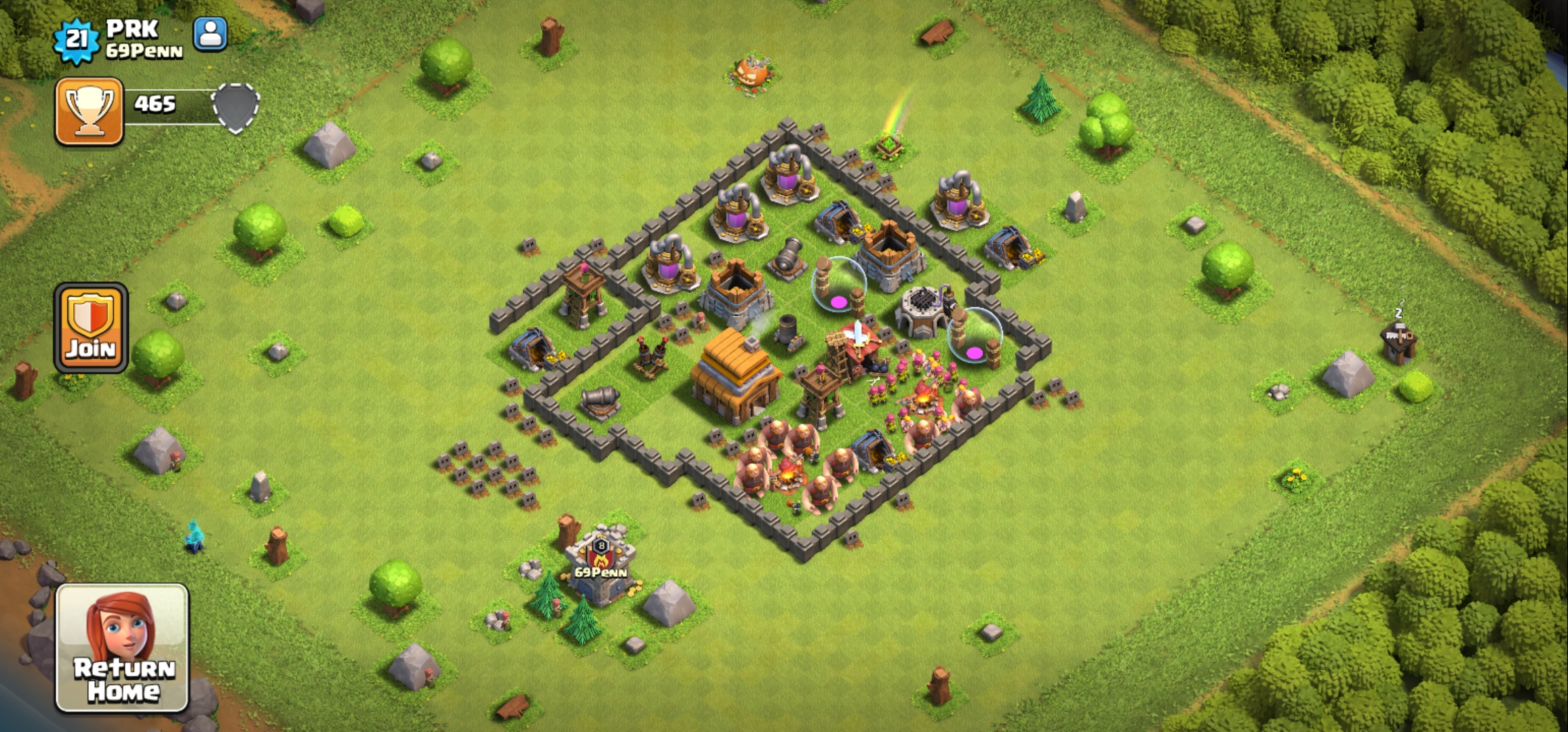 Clash of clans villages Instance Segmentation Dataset by Cocsegmentation