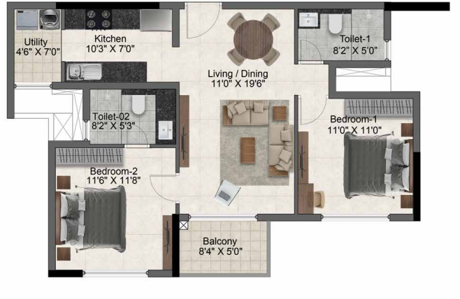 Floor-plan-segmentation 2 Instance Segmentation Model by buildAI
