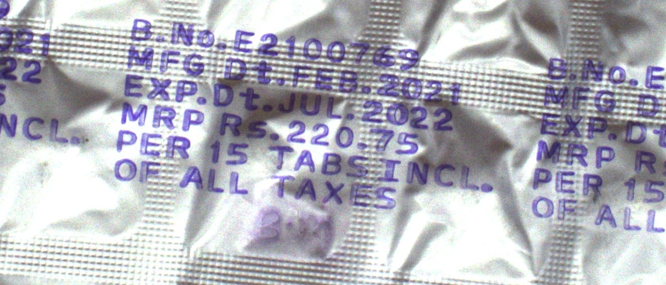 Medicine Strips Object Detection Dataset and PreTrained Model by Rishikesh