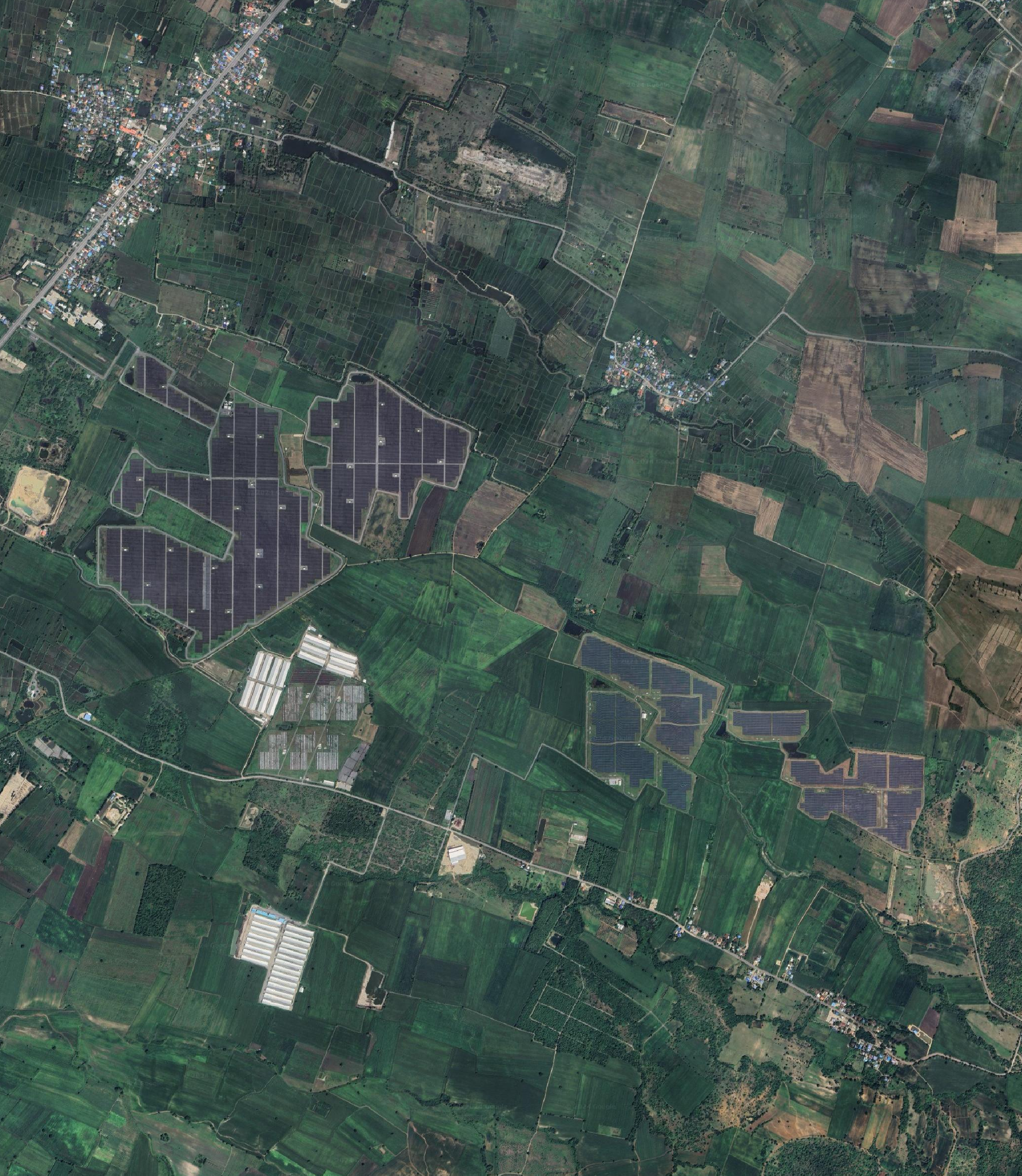 Farm Segmentation solar farm Semantic Segmentation Model by Solar power plants detect
