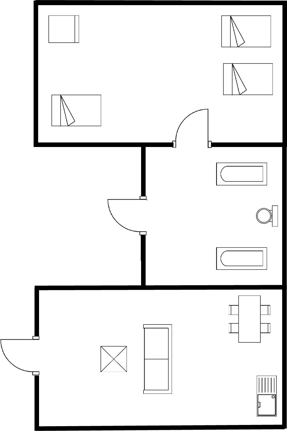 ROI for floorplans Instance Segmentation Dataset by elevation