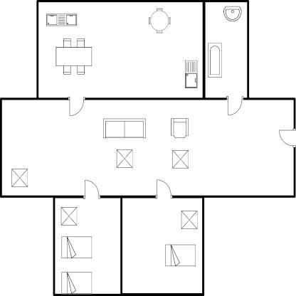 Room detection Instance Segmentation Model by floorplantest