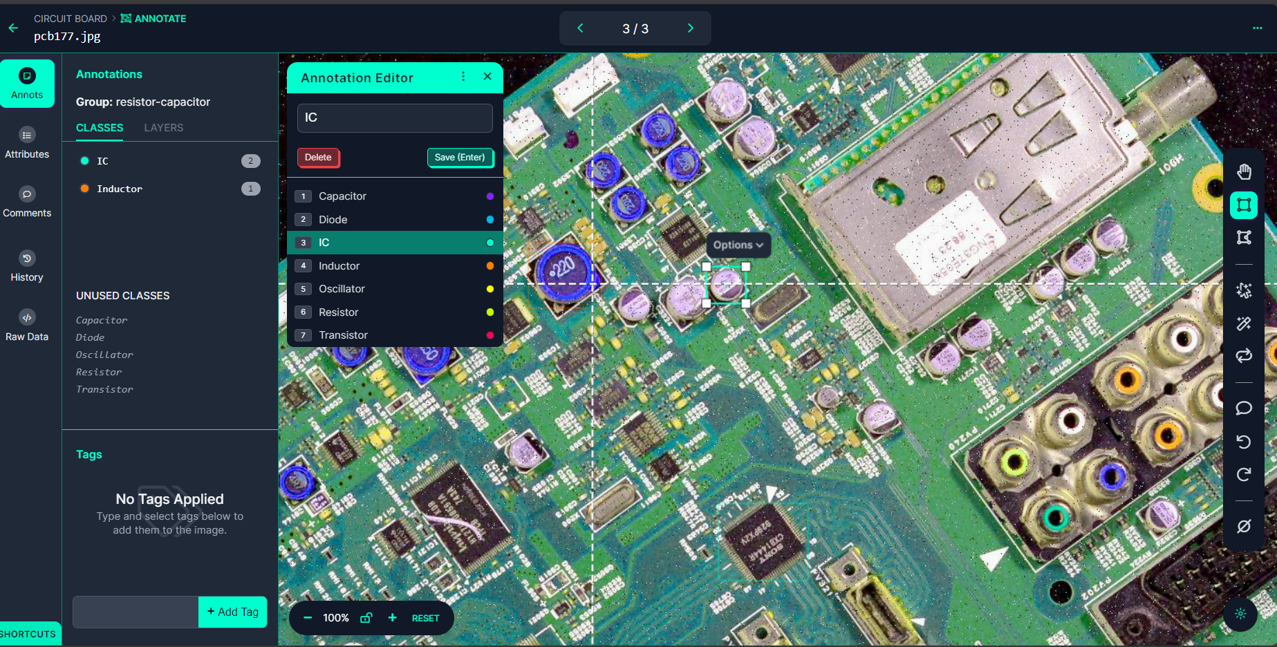 Object Board circuit board Object Detection Model by DHBW Mosbach Studienarbeit