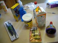 Find laptops, tablets, tables, papers, pencils, boxes, bottles, jars, containers, wheels, books, packets and breads project thumbnail