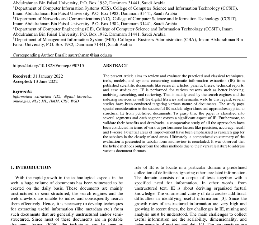 research paper metadata