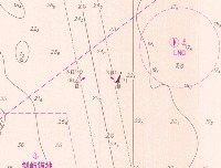 Sea chart water depth data identification project thumbnail